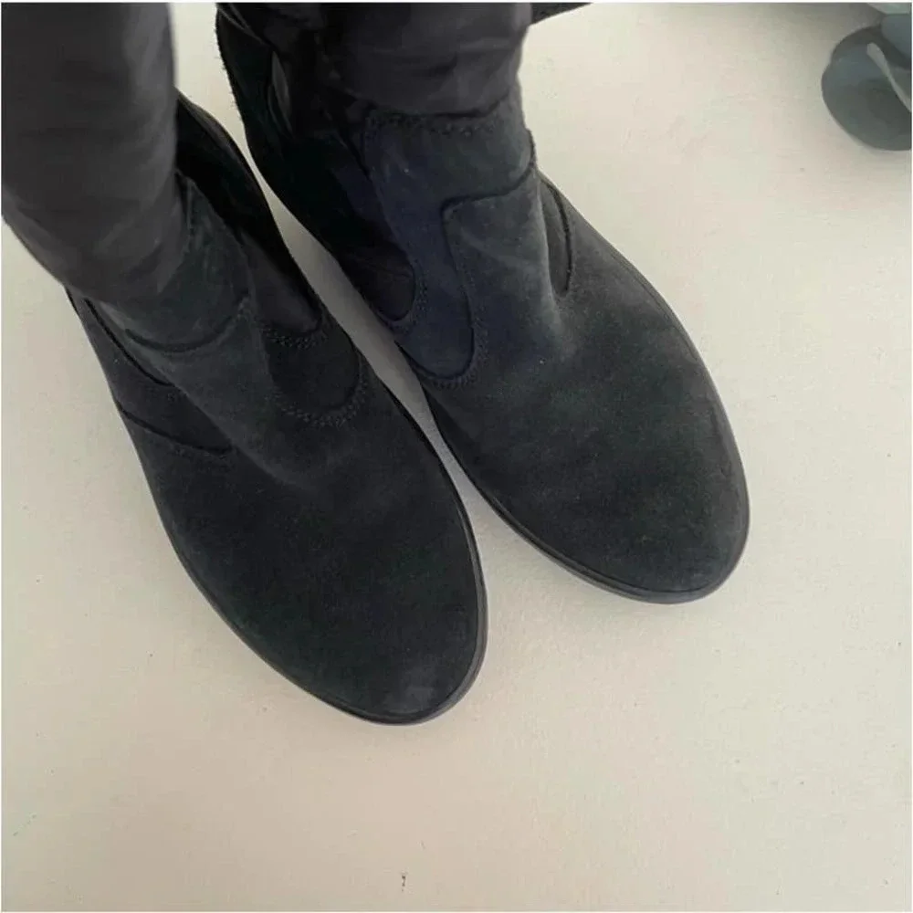 Pajar Canada Women Maddy Waterproof Black Suede Boots Size 36 / 5.5 NWT